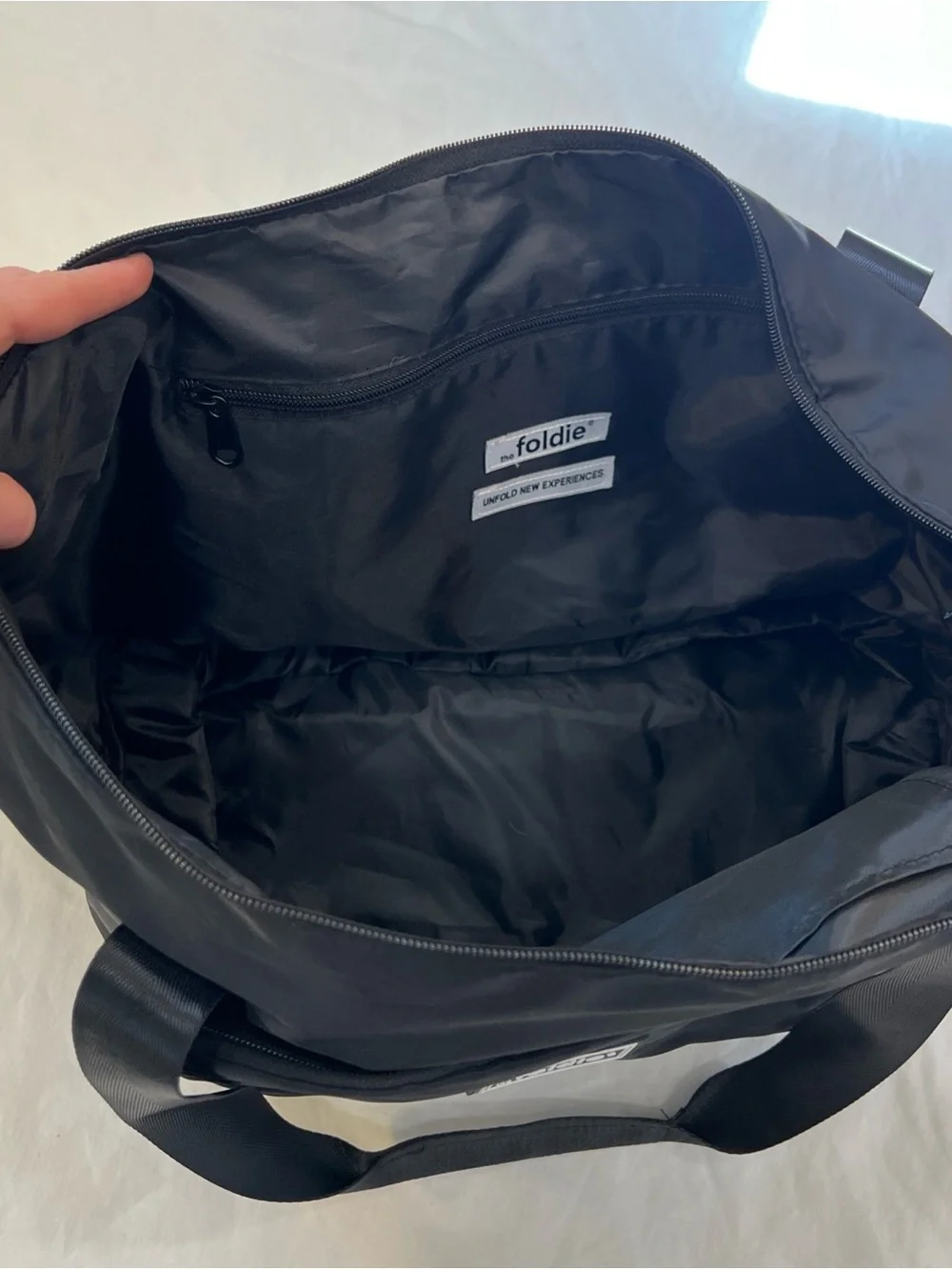 NWOT The Foldie Bag Weekender Carry On Tote